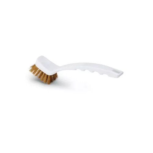Igeax élelmiszeripari grill tisztító kefe, fehér, 0,5mm sárgaréz sörtével