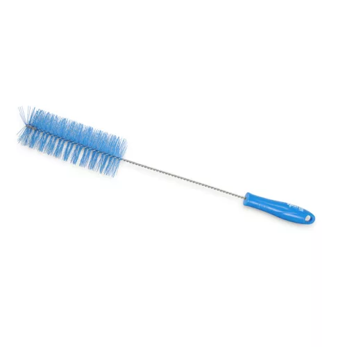 Igeax élelmiszeripari kémcső-, és üvegtisztító kefe, átmérő 60mm, hossz 50cm, kék