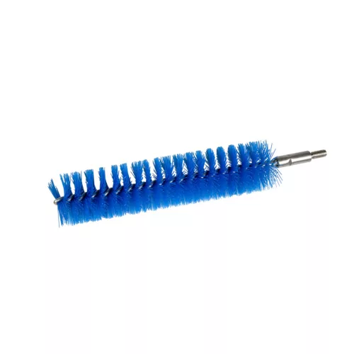 Igeax élelmiszeripari kémcső-, és üvegtisztító kefe fej, átmérő 38mm, hossz 23cm, kék
