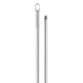   Igeax élelmiszeripari aluminium nyél menetes 130cm-es 25 mm átmérőjű, fehér
