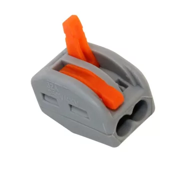   Commel oldható vezeték összekötő, 2-es csatos  0.2-2.5 mm², 32 A, 250V/4kV, 20 db