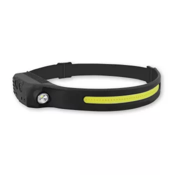   Commel LED (COB) fejlámpa, mozgásérzékelő, beépített akkuval, gumis,  4 W 