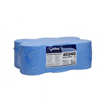   Celtex Master 140 tekerces kéztörlő cellulóz kék 2 réteg 140m 6 tekercs/zsugor