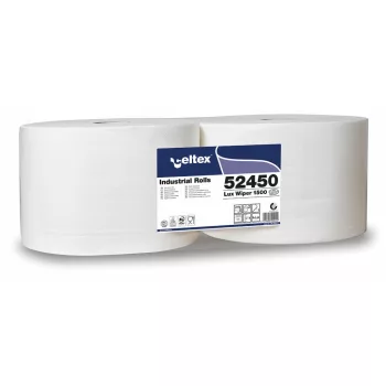   Celtex Lux Wiper 1500 ipari törlő cellulóz 2 réteg 510m, 1500 lap, 24x34cm, 2 tekercs/zsugor