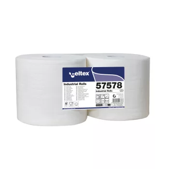   Celtex Superlux Ipari törlő, 3 réteg, cellulóz, 24x34cm, 500 lap, 2 tekercs/zsugor