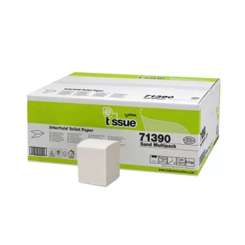   Celtex E-Tissue hajtogatott toalettpapír, recy, 2 réteg, 10,5x18cm, 36x250 lap