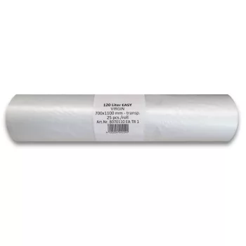   Folistar HNAT Szemeteszsák átlátszó HDPE 70x110 cm 135L 25db/tekercs