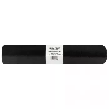   Folistar HNAT szemeteszsák 70x110 cm, 135 literes (120L) LDPE 60 mikron fekete, 10 darab/tekercs