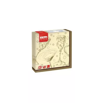   Fato Szalvéta 33x33cm mintás Brindisi/Toast 2 réteg 50 lap/csomag