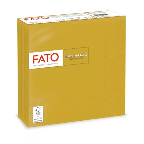 Fato Szalvéta 33x33cm arany 2 rétegű 50 lap/csomag