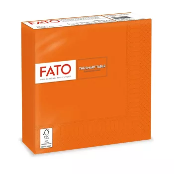   Fato Szalvéta 33x33cm narancssárga 2 rétegű 50 lap/csomag 