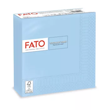   Fato Szalvéta 33x33cm világoskék 2 rétegű 50 lap/csomag 