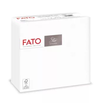   Fato Sztár szalvéta 2 rétegű 38x38cm fehér 40 szál/csomag 