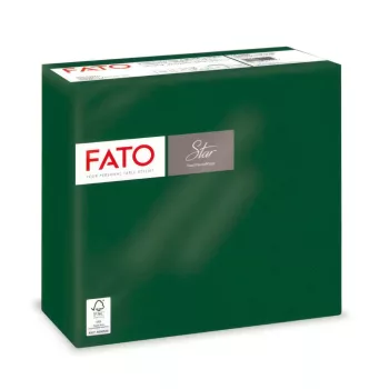   Fato Sztár szalvéta 2 rétegű 38x38cm erdőzöld 40 szál/csomag 