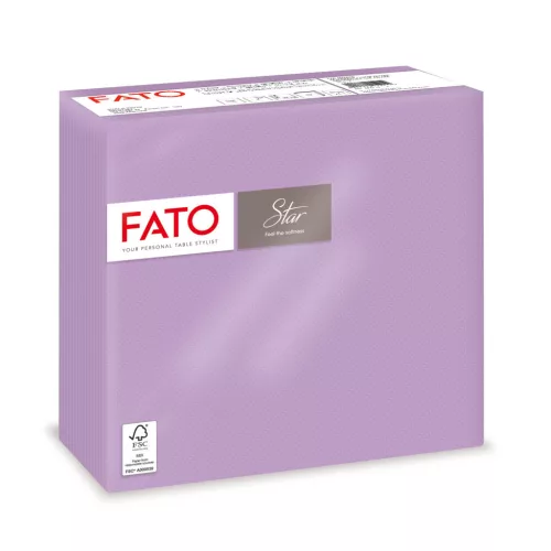 Fato Sztár szalvéta 2 rétegű 38x38cm lila 40 szál/csomag 