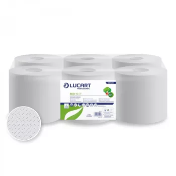   Lucart Eco 19 CF Maxi kéztörlő 2 réteg 100m recy ragasztott 6 tekercs/zsugor