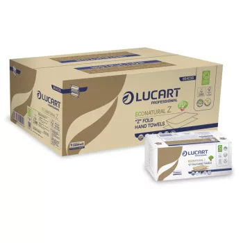 Lucart ECO Natural Z hajtogatott kéztörlő 2 rétegű