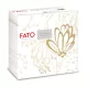 Fato Airlaid szalvéta 40x40cm Boulevard drapp virág dekor 50 lapos