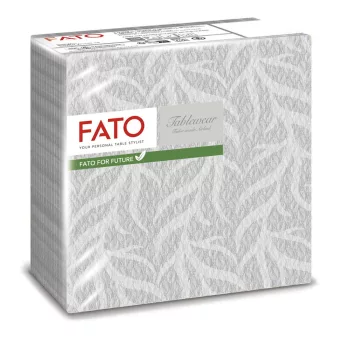 Fato Airlaid szalvéta 40x40cm Reef szürke 50 lapos