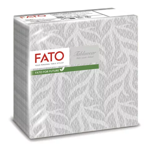 Fato Airlaid szalvéta 40x40cm Reef szürke 50 lapos