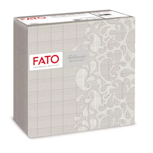 Fato Airlaid szalvéta 40x40cm Drops galamb szürke 50 lapos