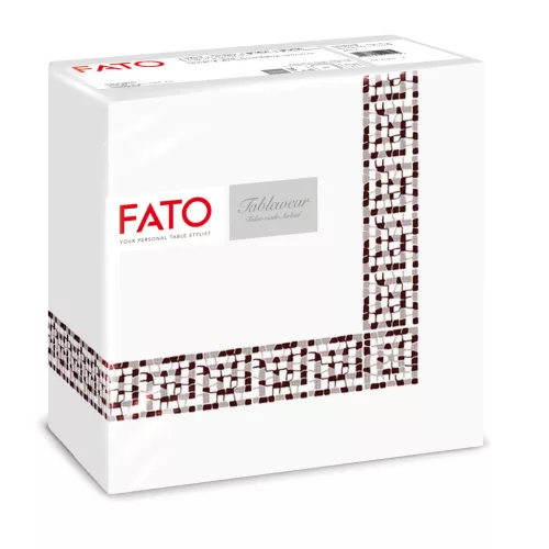 Fato Airlaid szalvéta 40x40cm Mykonos kakaó 50 lapos