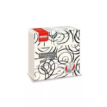   Fato Airlaid szalvéta Quick Pocket 40x40cm Magie black 40 lapos
