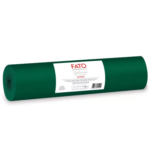 Fato Airlaid asztali futó 04x24m forest green (erdő zöld)