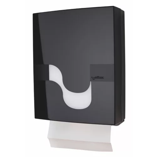 Celtex Megamini V hajtogatott kéztörlő adagoló ABS fekete
