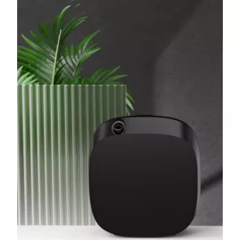 Aroma diffúzor, illatosító berendezés, Bluetooth Fekete