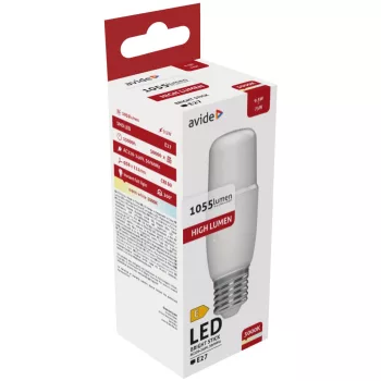 Avide LED Bright Stick izzó T37 9.5W E27 WW 3000K