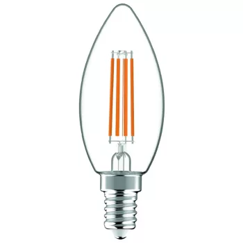Avide LED Filament Candle 4.9W E14 WW 2700K Super High Lumen