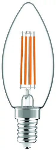 Avide LED Filament Candle 4.9W E14 WW 2700K Super High Lumen