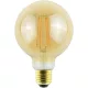 Avide LED Filament Globe G95 7W Fényerőszabályzós Borostyán E27 WW 2500K