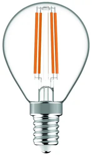 Avide LED Filament Mini Globe 4.9W E14 WW 2700K Super High Lumen