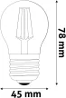 Avide LED Filament Mini Globe 4.9W E27 NW 4000K Super High Lumen