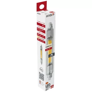 Avide LED 10W R7S 18x118mm WW 3000K Dimm.