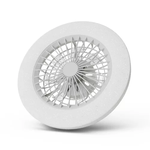 Avide Mennyezeti lámpa ventilátorral Wendy csillaghatással, 2x24W+15W motor, távirányítóval