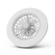 Avide Mennyezeti lámpa ventilátorral Wendy csillaghatással, 2x24W+15W motor, távirányítóval