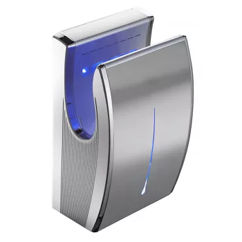   Kézszárító mini, légpengés, kézbedugós, rozsdamentes acél, matt 1650W Alpha