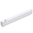 Avide LED Tükörvilágító Lámpa Hálózati Csatlakozó Aljzattal Szögletes Fehér Alu 665mm NW 4000K 15W IP44