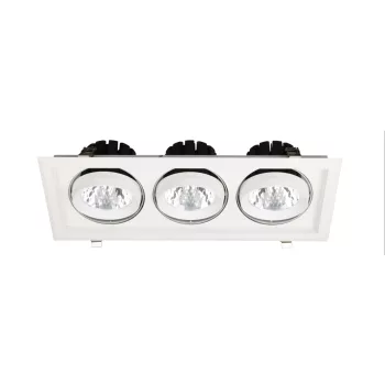   Avide LED Downlight Sein Négyzetes 3x30W IP20 8400lm 20° NW 4000K