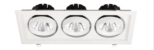 Avide LED Downlight Sein Négyzetes 3x30W IP20 8400lm 20° WW 3000K