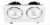 Avide LED Downlight Sein Négyzetes 2x30W IP20 5600lm 36° WW 3000K
