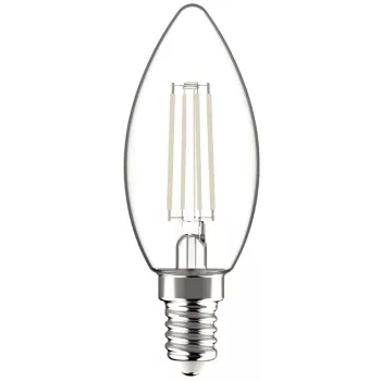 Avide LED White Filament Candle 4.5W E14 WW 2700K