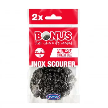 Bonus Inox spirál fém súroló, fémdörzsi 2 darabos