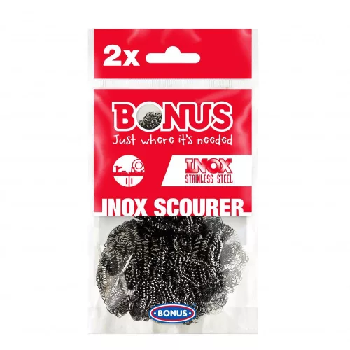 Bonus Inox spirál fém súroló, fémdörzsi 2 darabos