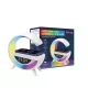 Zelux Multimédiás bluetooth hangszóró, vezeték nélküli töltőpad, RGB, LED lámpa