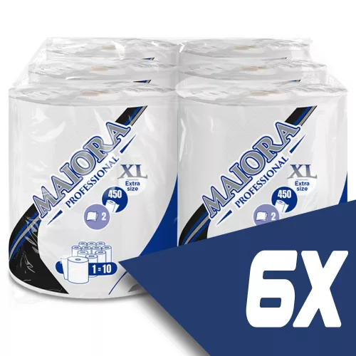Celtex Maiora tekercses kéztörlő 2 réteg cellulóz 450 lapos (6 tekercs)
