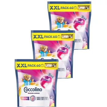 Coccolino mosókapszula 3X60 db-os Color 3in1 